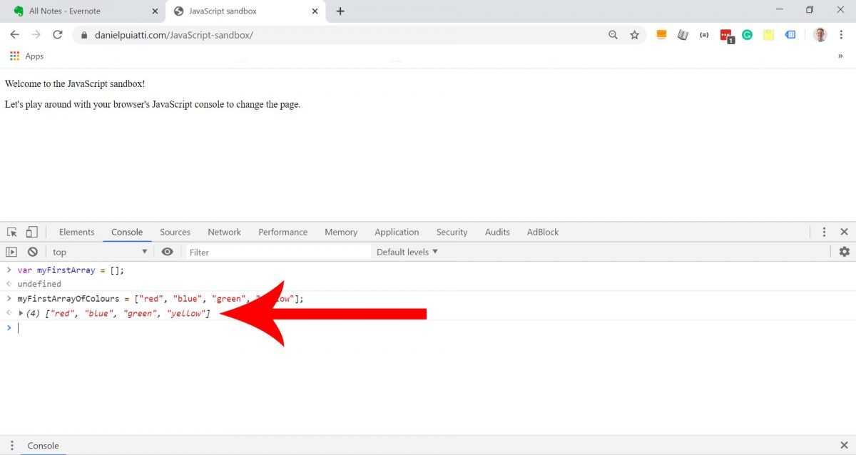 Beginner’s guide to JavaScript arrays – Daniel Puiatti